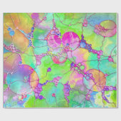 Hand- en digitaal gekleurd patroonartikel 41 cadeaupapier (Vlak)