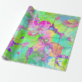 Hand- en digitaal gekleurd patroonartikel 41 cadeaupapier (Uitgerold)