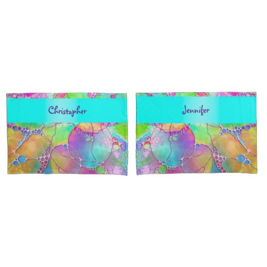 Hand- en digitaal gekleurd patroonartikel 41 kussensloop (Voorkant-Set)