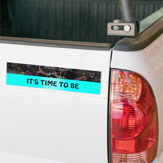 Hand- en digitaal gekleurd patroonpatroon art 44 bumpersticker (Op Truck)