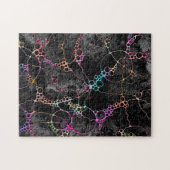 Hand- en digitaal gekleurd patroonpatroon art 44 legpuzzel (Horizontaal)