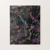 Hand- en digitaal gekleurd patroonpatroon art 44 legpuzzel (Verticaal)