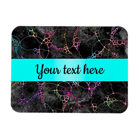 Hand- en digitaal gekleurd patroonpatroon art 44 magneet (Horizontaal)