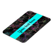 Hand- en digitaal gekleurd patroonpatroon art 44 magneet (Linkerzijde)