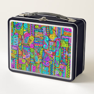 Hand- en digitaal gekleurd patroonpatroon art 5