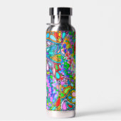 Hand- en digitaal gekleurd patroonpatroon art 54 waterfles (Rechts)