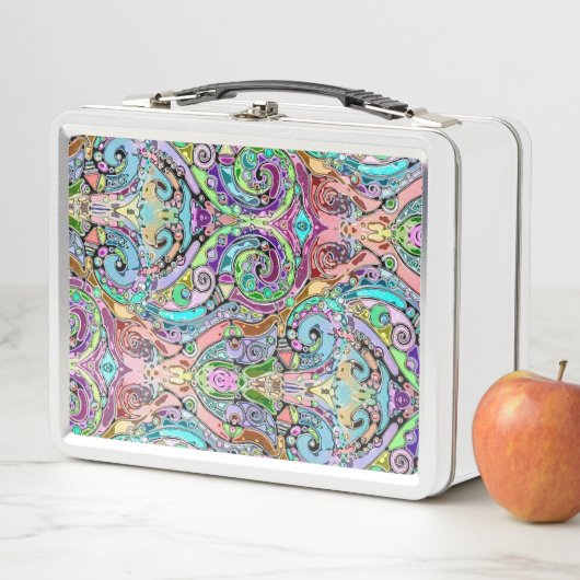 Hand- en digitaal gekleurde patroonkunst 10 (In situ)