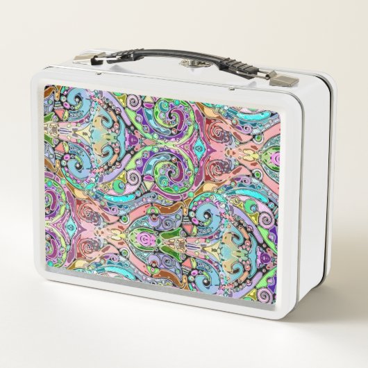 Hand- en digitaal gekleurde patroonkunst 10 (Achterkant)