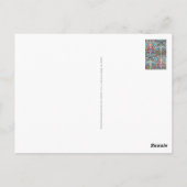 Hand- en digitaal gekleurde patroonkunst 10 briefkaart (Achterkant)