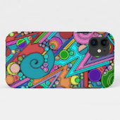 Hand- en digitaal geverfde Patroonkunst 12 Case-Mate iPhone Case (Achterkant (horizontaal))