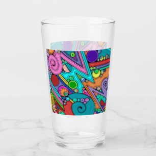 Hand- en digitaal geverfde Patroonkunst 12 Glas