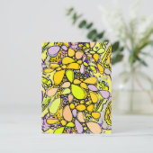 Hand- en digitaal geverfde Patroonkunst 13 Briefkaart (Staand voorkant)