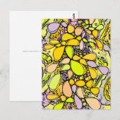 Hand- en digitaal geverfde Patroonkunst 13 Briefkaart (Voorkant / Achterkant)