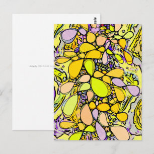 Hand- en digitaal geverfde Patroonkunst 13 Briefkaart