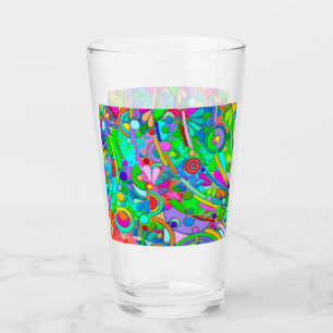 Hand- en digitaal geverfde Patroonkunst 18 Glas