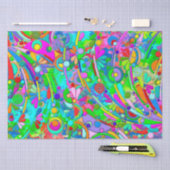 Hand- en digitaal geverfde Patroonkunst 18 Tissuepapier (Craft)