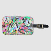 Hand- en digitaal geverfde Patroonkunst 31 Bagagelabel (Voorkant (horizontaal))