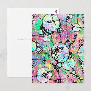 Hand- en digitaal geverfde Patroonkunst 31 Briefkaart