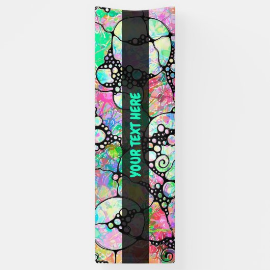 Hand- en digitaal geverfde Patroonkunst 31 Spandoek (Verticaal)