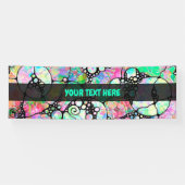 Hand- en digitaal geverfde Patroonkunst 31 Spandoek (Horizontaal)