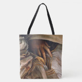 Hand en doek tote bag (Voorkant)