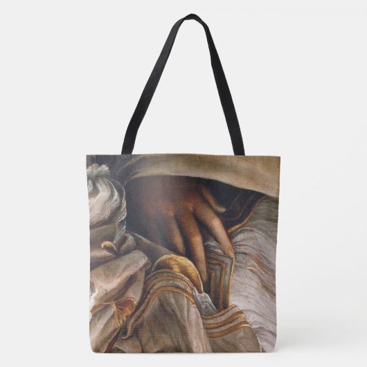 Hand en doek tote bag (Voorkant)