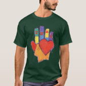 Hand en hart van Bettigee T-shirt (Voorkant)