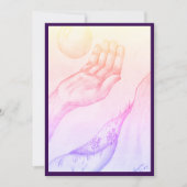 Hand en Sperre? - Platte paarse Kaart (Voorkant)