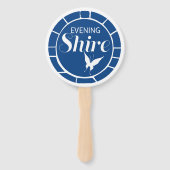 Hand Fan Evening Shire Handwaaier (Voorkant)
