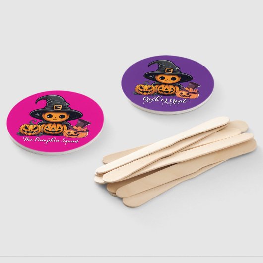 Hand Fan : HALLOWEEN Treat #01 Handwaaier (Niet-gemonteerd)