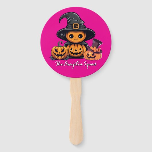 Hand Fan : HALLOWEEN Treat #01 Handwaaier (Voorkant)