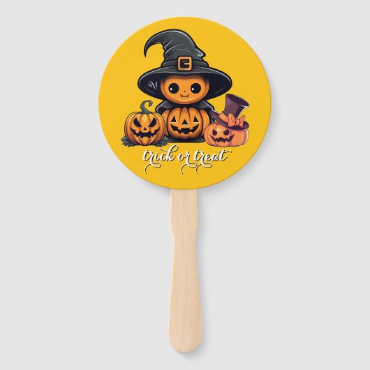 Hand Fan : HALLOWEEN Treat #02 Handwaaier (Achterkant)