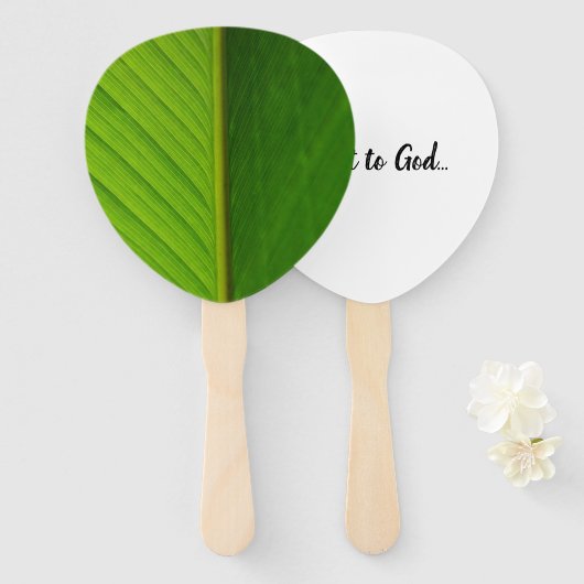 Hand Fan Handwaaier (Voorkant en achterkant)