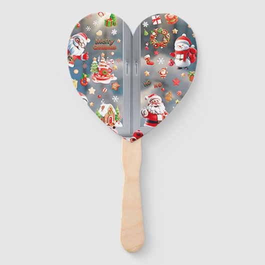 Hand fan handwaaier (Achterkant)