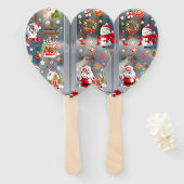 Hand fan handwaaier (Voorkant en achterkant)