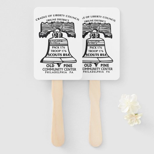 Hand Fans Handwaaier (Voorkant en achterkant)