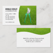 Hand Gardening Shears Visitekaartje (Voorkant / Achterkant)