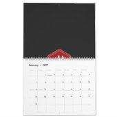 Hand, gebaar, duim, lettertype, rood, pols, nagel, kalender (Feb 2027)
