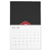 Hand, gebaar, duim, lettertype, rood, pols, nagel, kalender (Mar 2027)