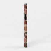  hand gebreide bruine strepen plezier Case-Mate iPhone case (Achterkant/rechts)