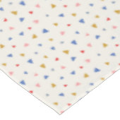 Hand gegooid driehoekspatroon tafelkleed (Gekanteld)