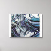 Hand gegoten Acryl Design 12 x 12 Print Canvas (Voorkant)
