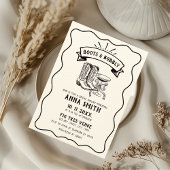 Hand Geïllustreerde Laarzen & Bubble Schattige Vri Kaart