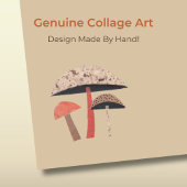 Hand-geïllustreerde Midcentury Mushroom Natural Br Post-it® Notes