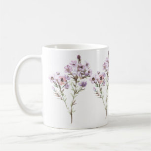 Hand Geïllustreerde Wild Flower Print Mok