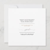 Hand gekleurd Geel Vrijgezellenfeest Square in Kaart (Achterkant)