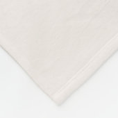 Hand geletterde Minimal Brown Maandelijkse Baby Mi Fleece Deken (Hoek)