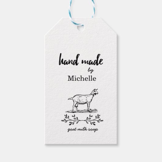 Hand gemaakt door product Label Cadeaulabel (Voorkant)