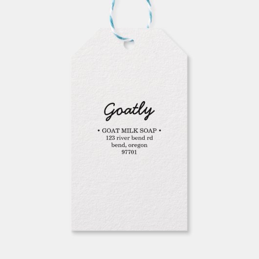 Hand gemaakt door product Label Cadeaulabel (Achterkant)