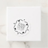 Hand gemaakt met liefde label met harten (In situ)